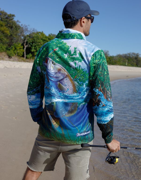 Barramundi Fishing Shirt | UPF 50+ Sun Protection | Recycled Fabric | Fisherman Apparel