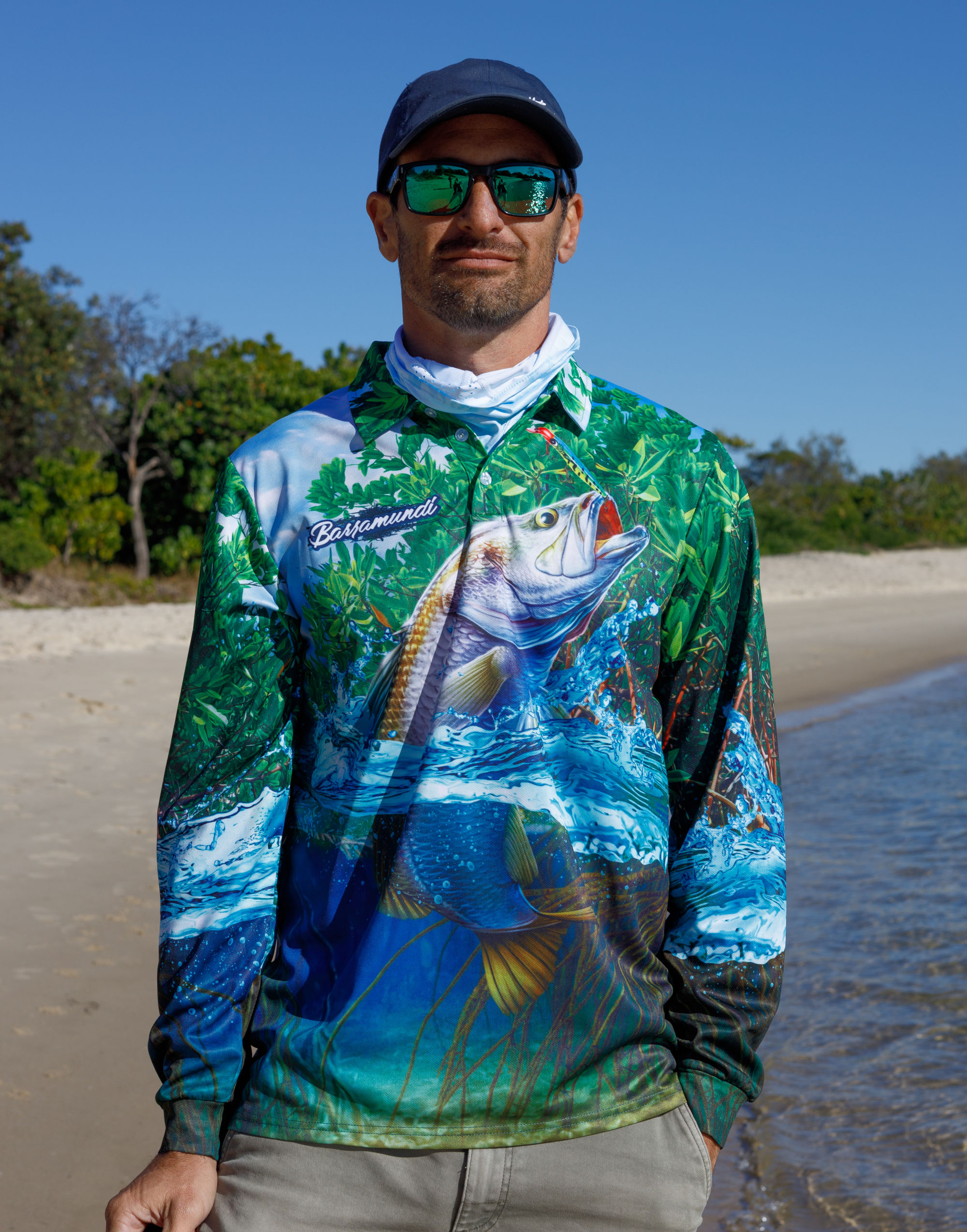 Barramundi Fishing Shirt | UPF 50+ Sun Protection | Recycled Fabric | Fisherman Apparel - Image 7