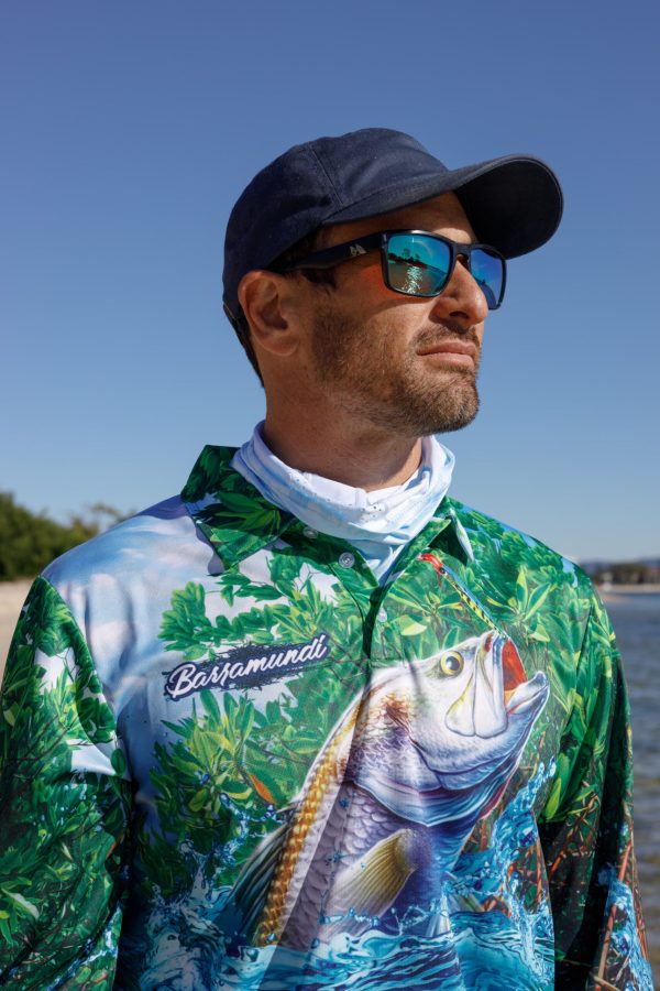 Barramundi Fishing Shirt | UPF 50+ Sun Protection | Recycled Fabric | Fisherman Apparel