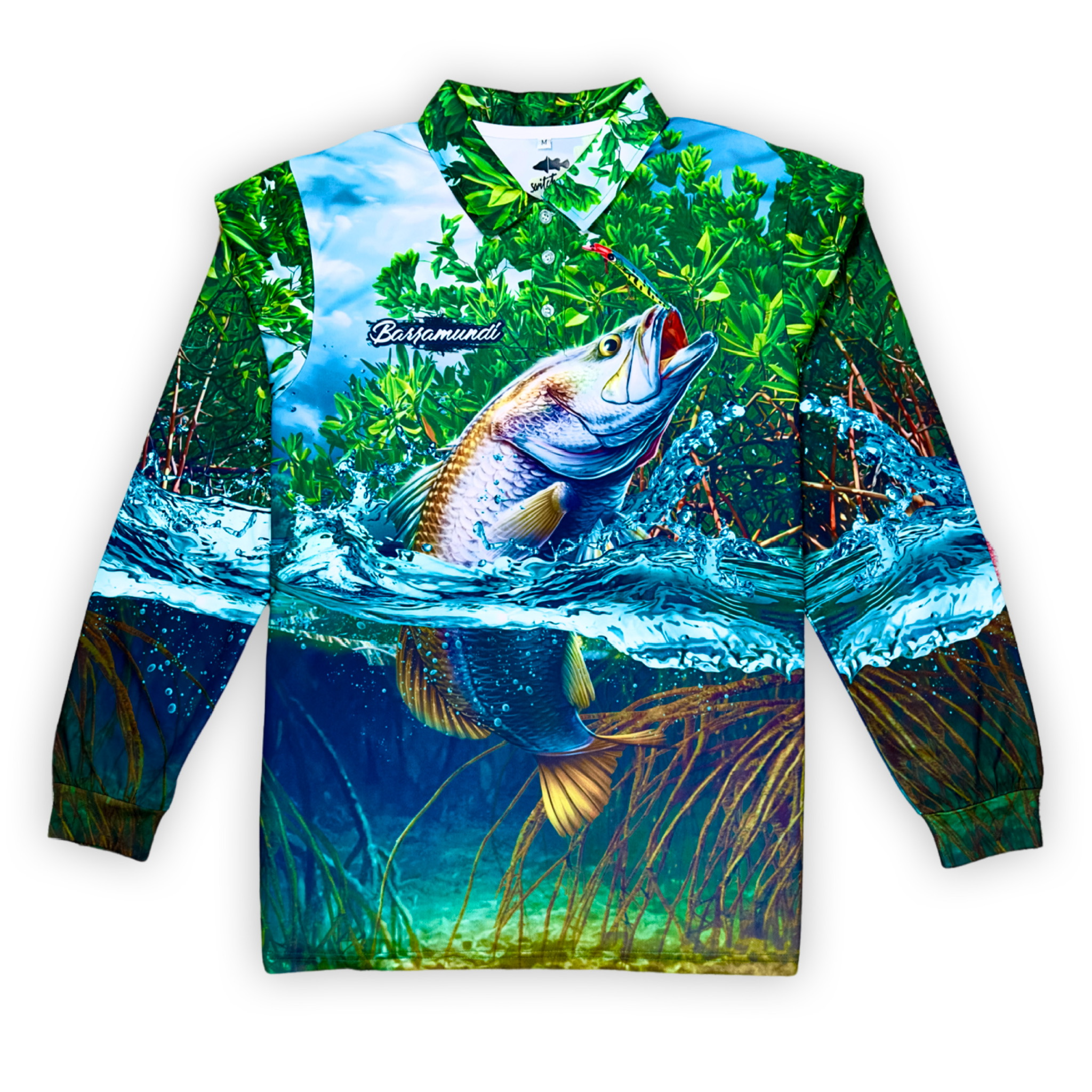 Barramundi Fishing Shirt | UPF 50+ Sun Protection | Recycled Fabric | Fisherman Apparel - Image 2