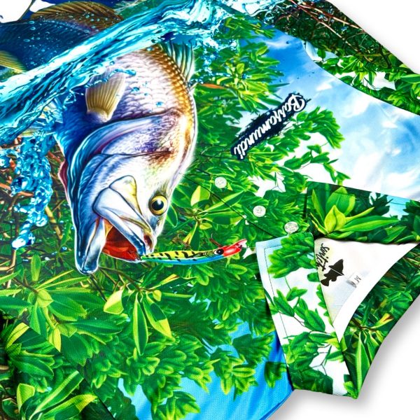 Barramundi Fishing Shirt | UPF 50+ Sun Protection | Recycled Fabric | Fisherman Apparel