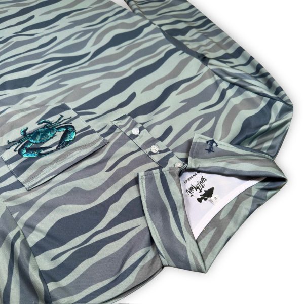 Mud Crab Fishing Shirt | UPF 50+ Sun Protection | Recycled Fabric
