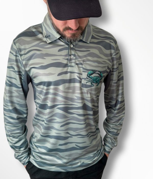 Mud Crab Fishing Shirt | UPF 50+ Sun Protection | Recycled Fabric