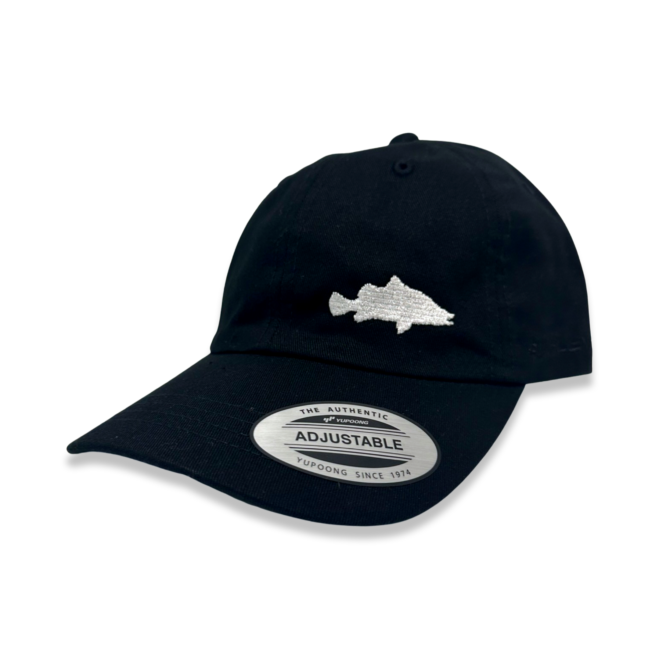 Minimalist Barramundi Low Profile Dad Hat | Black | Green | Navy - Image 1