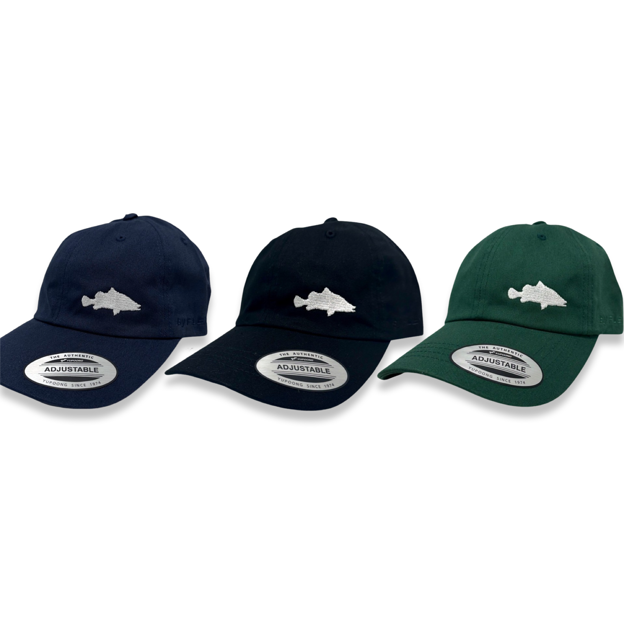 Minimalist Barramundi Low Profile Dad Hat | Black | Green | Navy - Image 6