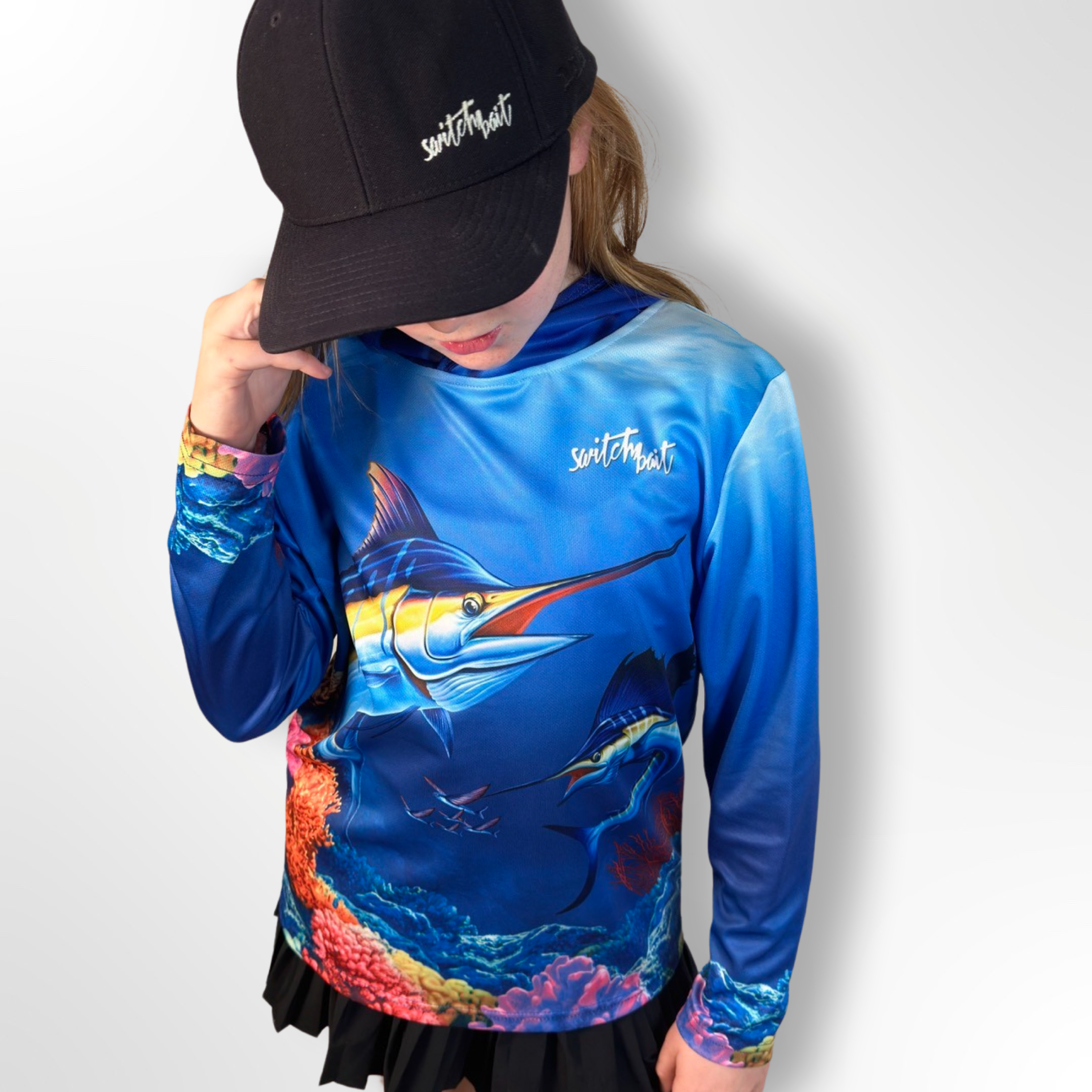 Kids Fishing Shirt | Reef design | UPF 50+ Sun Protection | - Image 1