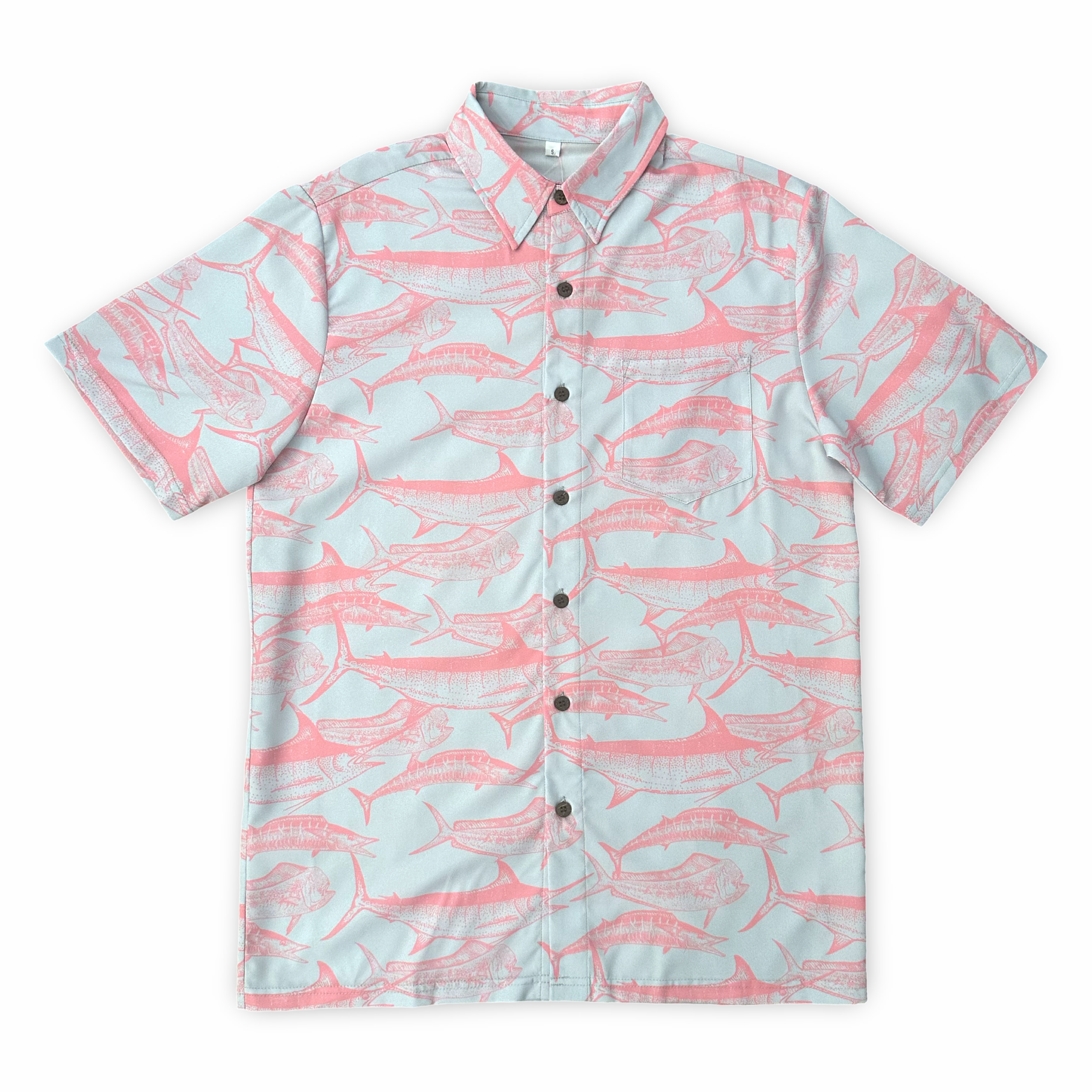 Tommy - Gamefishing Button-Up with Marlin, Dolphin Fish & Wahoo. - Image 5