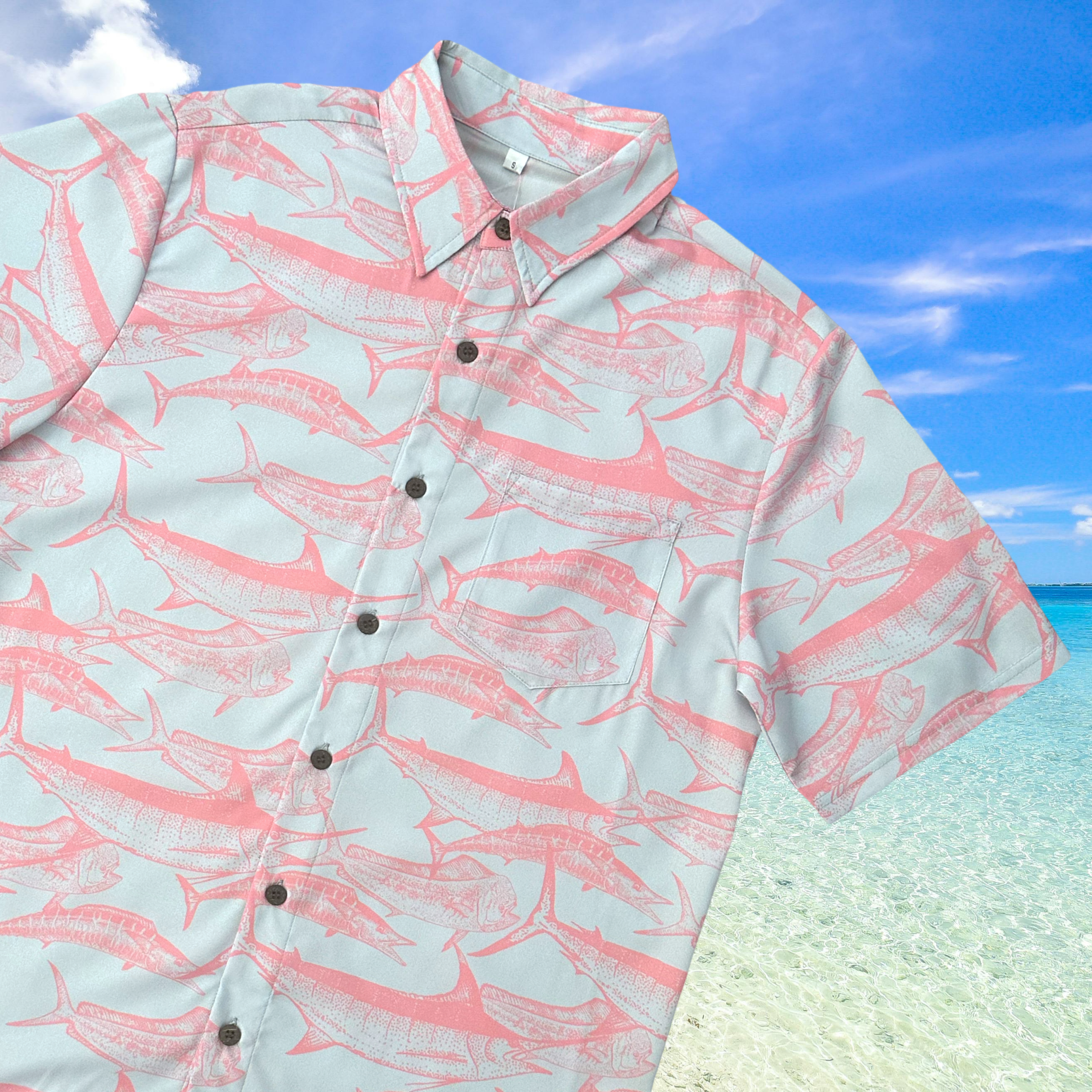Tommy - Gamefishing Button-Up with Marlin, Dolphin Fish & Wahoo. - Image 7