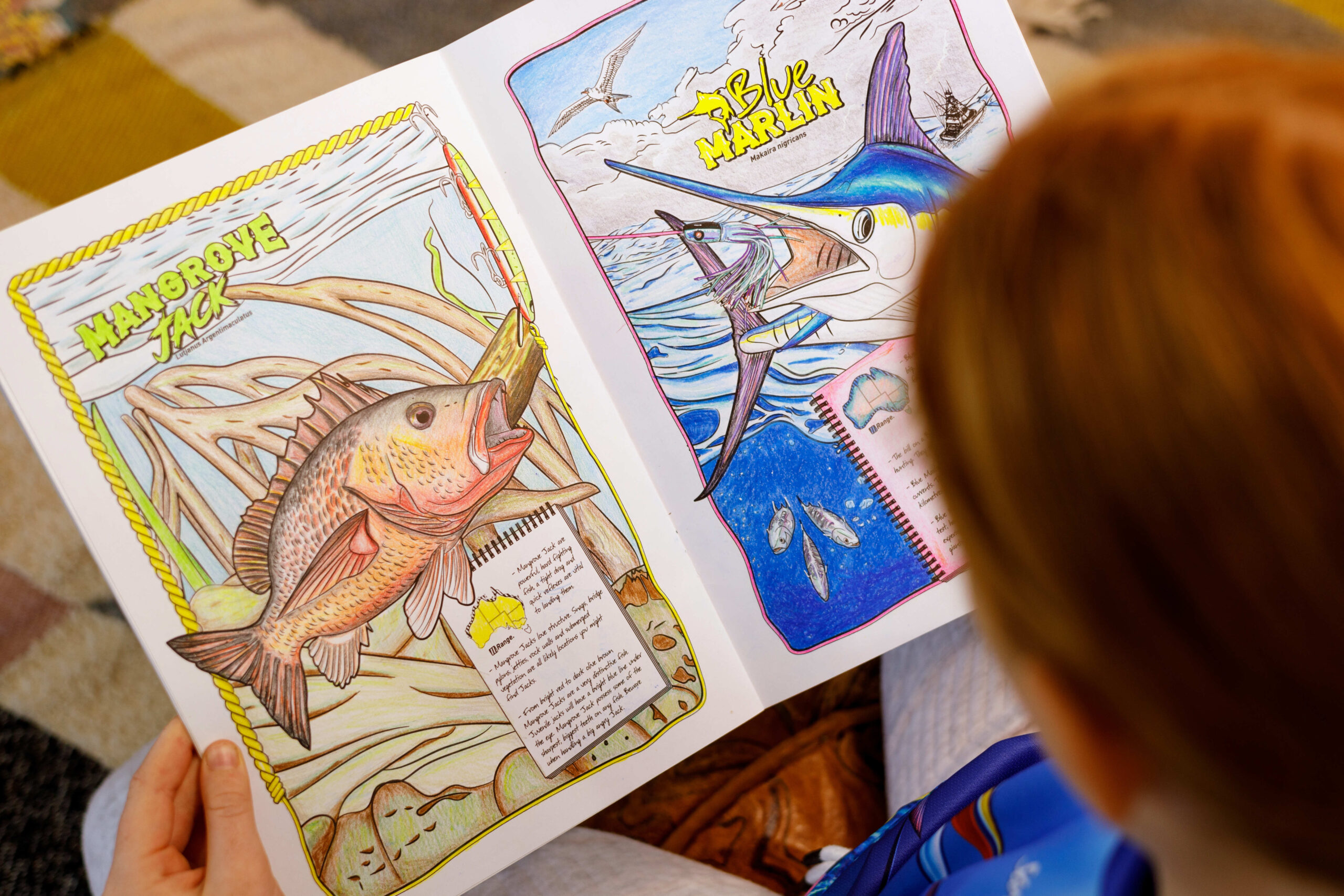 A Very Fishy Colouring Book | An Educational look into Australia’s Favourite Fish Species |Estuary to Ocean Fish - Image 3