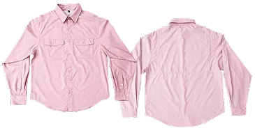 Pink Custom Fishing Shirt Swatch Layout