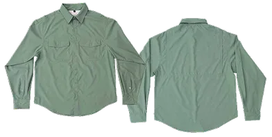 Saga Custom Fishing Shirt Swatch Layout