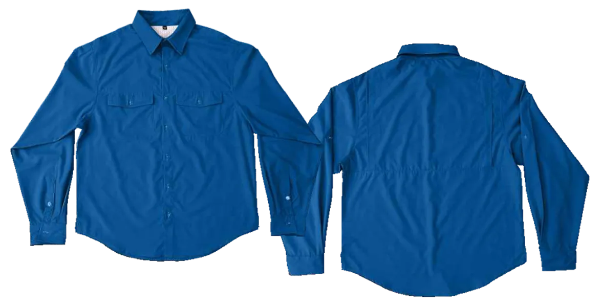 Royal Custom Fishing Shirt Swatch Layout