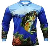Blue Fishing Shirt
